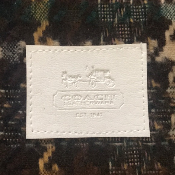 COACH PLAID SCARF🧣 - Picture 2 of 5